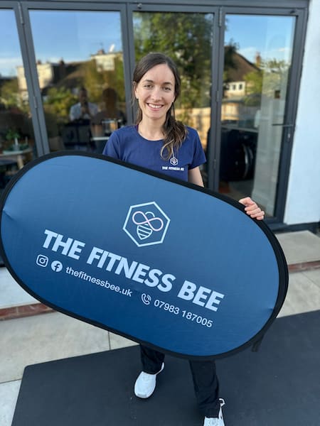 Bee with sign